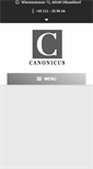 Mobile Screenshot of canonicus.de